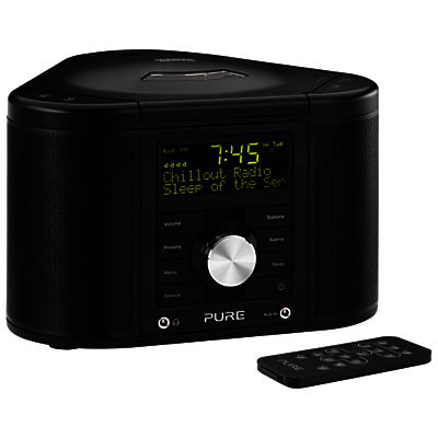Pure Chronos CD Series II DAB/FM/CD Clock Radio Black Pure Chronos CD Series II DAB/FM/CD Clock Radio Black